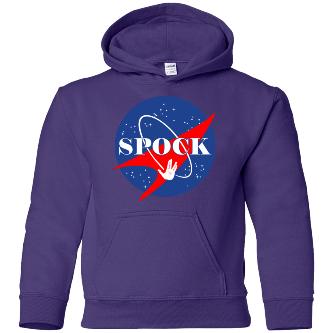 Sweatshirts Purple / YS Star captain Youth Hoodie