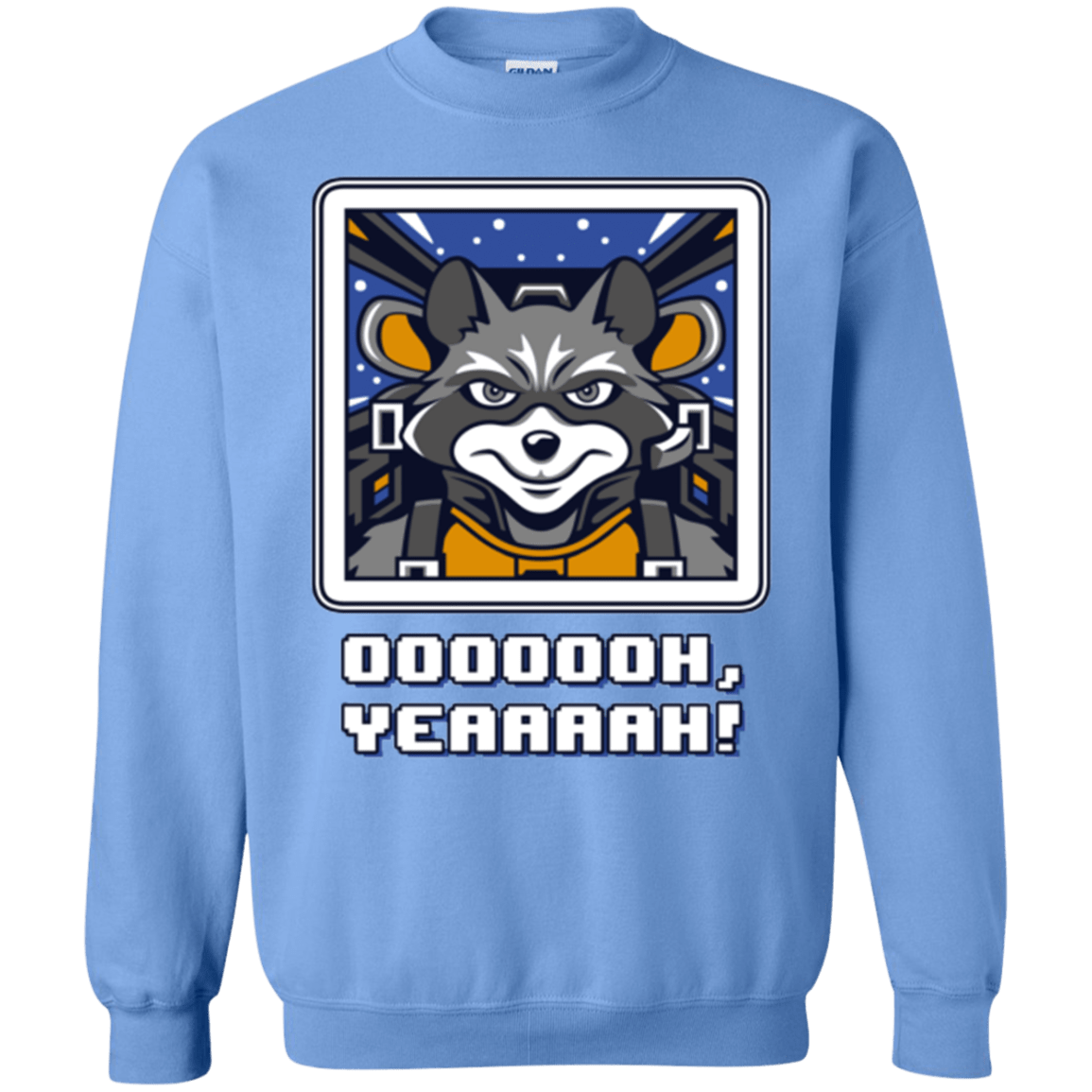 Sweatshirts Carolina Blue / Small Star Raccoon Crewneck Sweatshirt