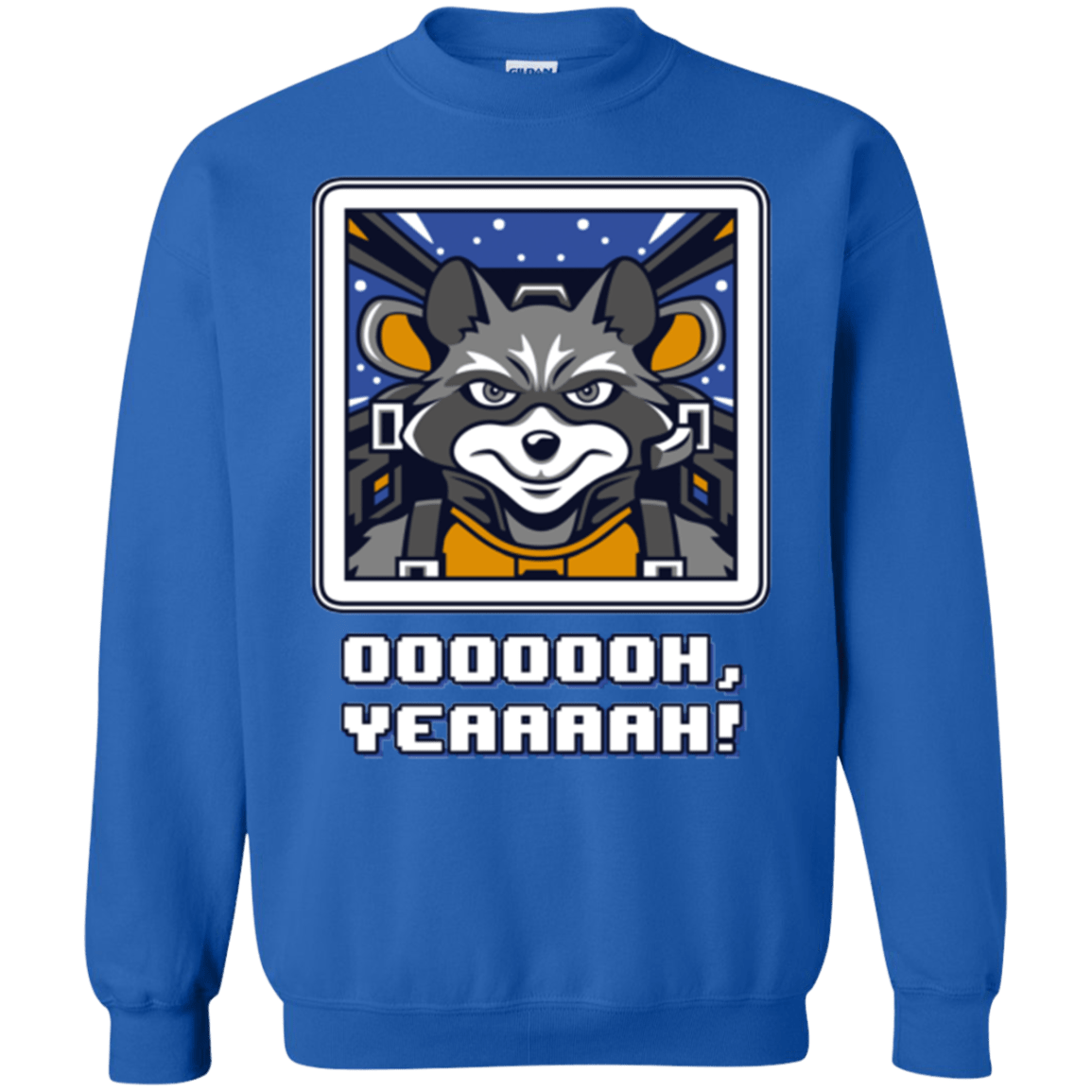 Sweatshirts Royal / Small Star Raccoon Crewneck Sweatshirt