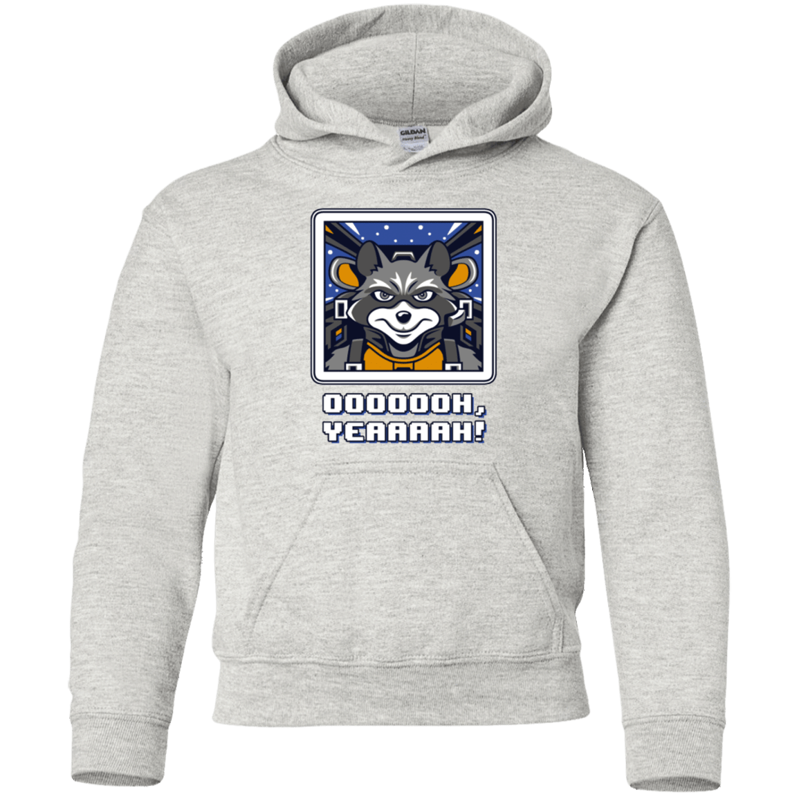 Sweatshirts Ash / YS Star Raccoon Youth Hoodie