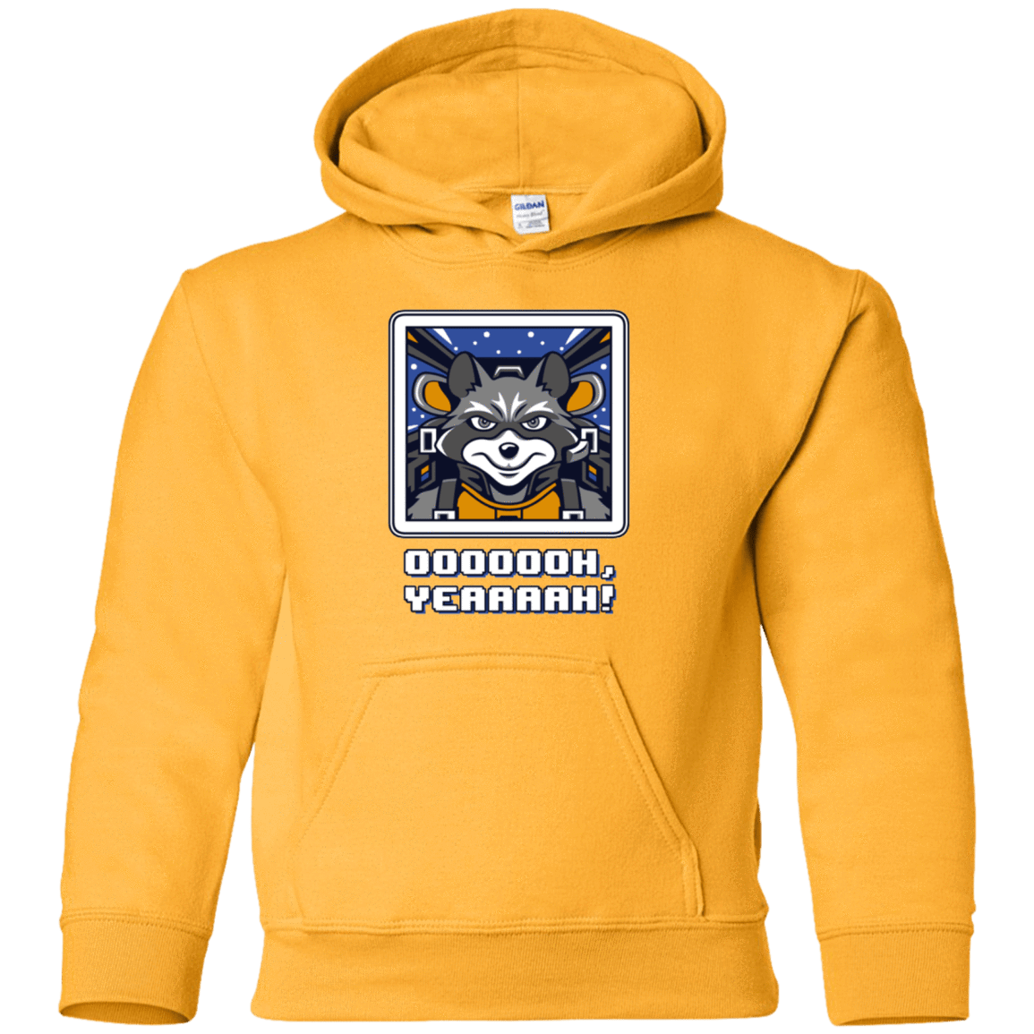 Sweatshirts Gold / YS Star Raccoon Youth Hoodie