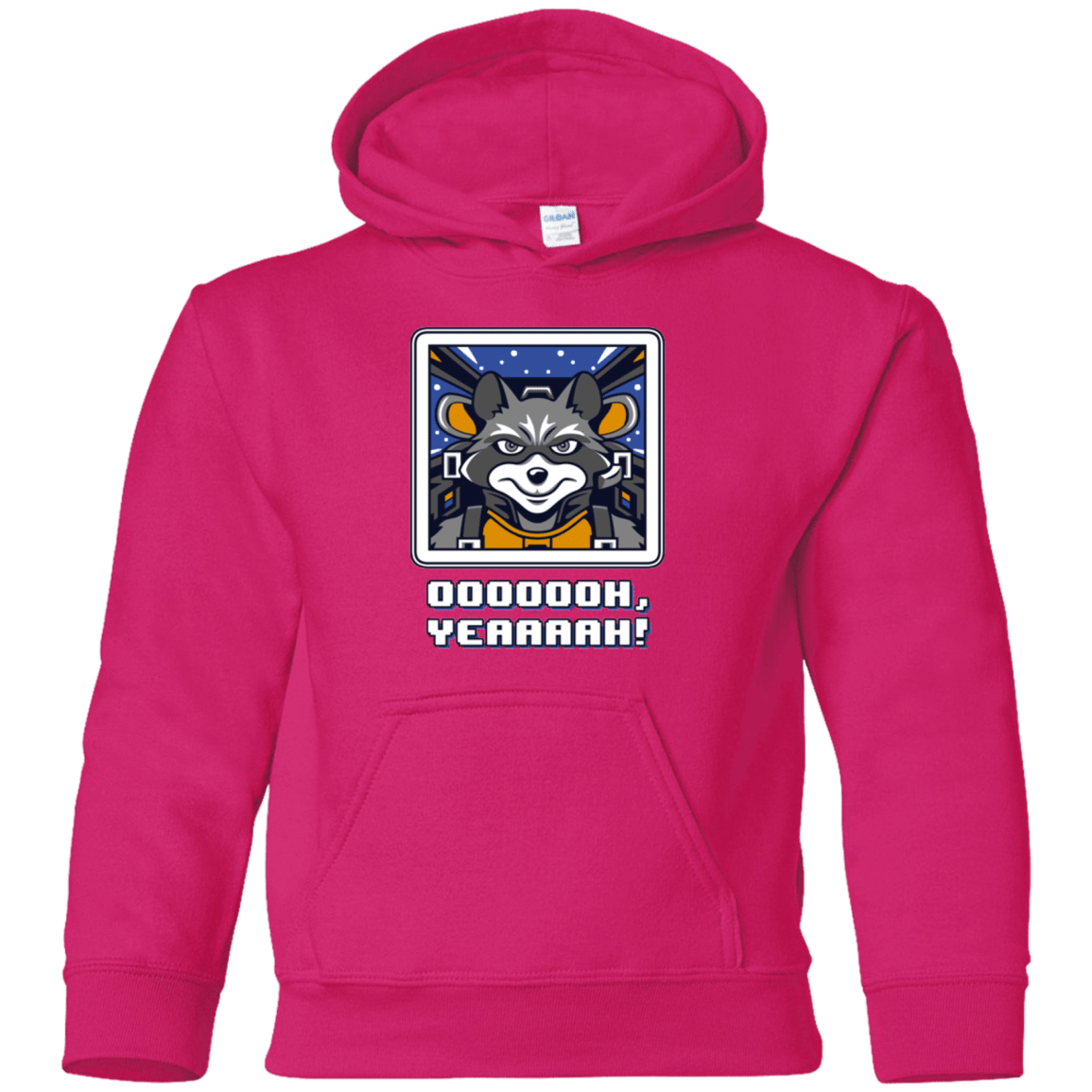 Sweatshirts Heliconia / YS Star Raccoon Youth Hoodie