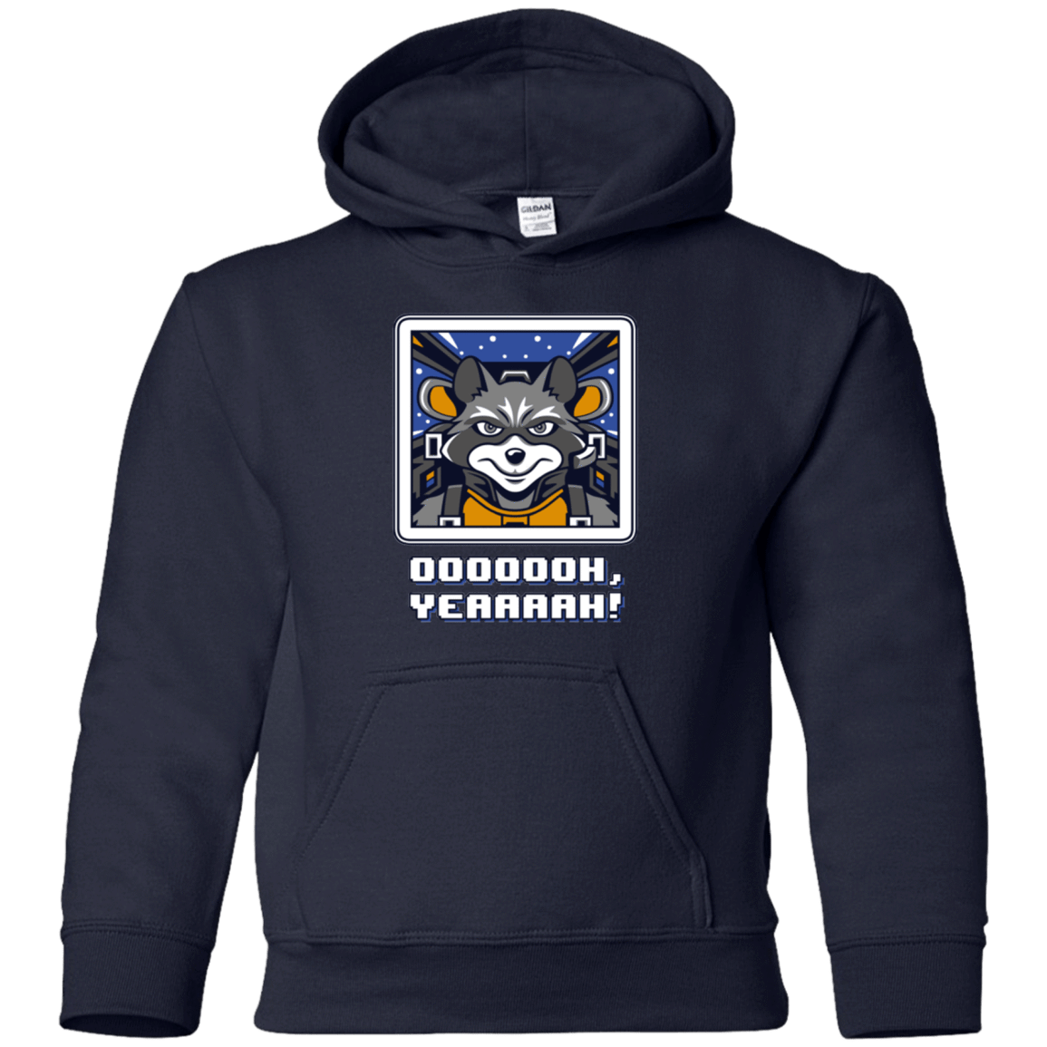 Sweatshirts Navy / YS Star Raccoon Youth Hoodie