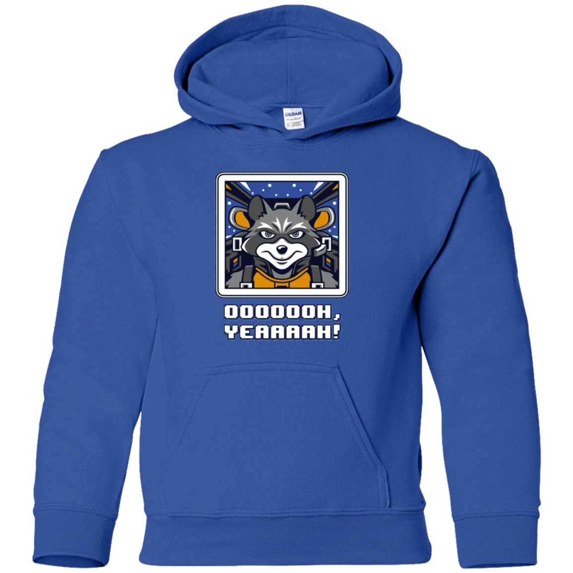 Sweatshirts Royal / YS Star Raccoon Youth Hoodie