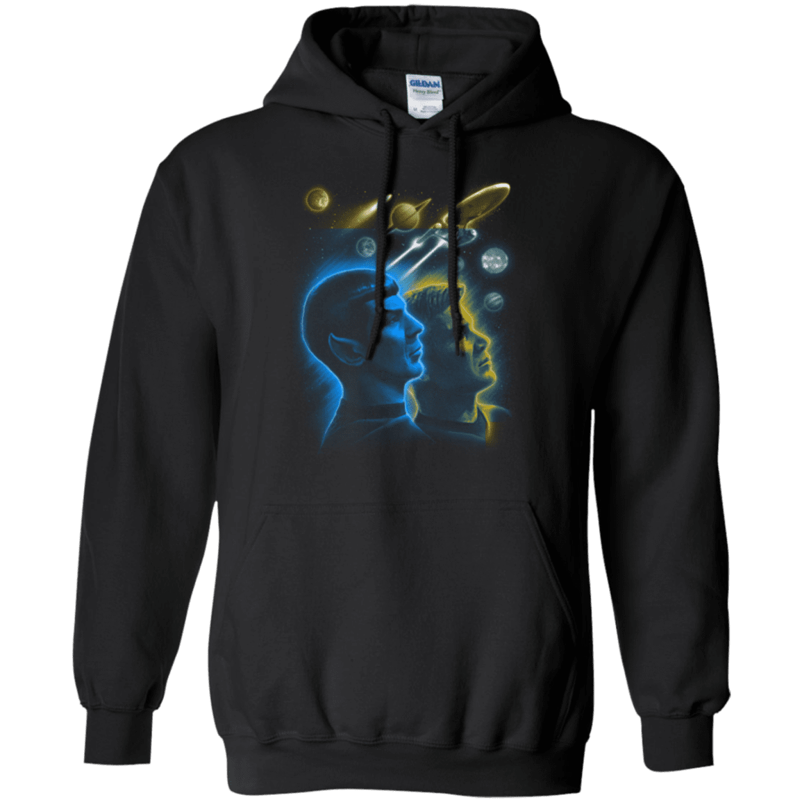 Sweatshirts Black / Small Star Trek Kirk Spock Pullover Hoodie