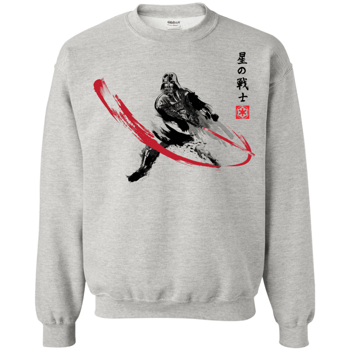 Sweatshirts Ash / Small STAR WARRIOR SUMI-E Crewneck Sweatshirt