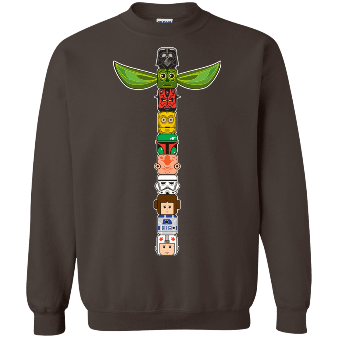 Sweatshirts Dark Chocolate / Small Star Wars Totem Crewneck Sweatshirt