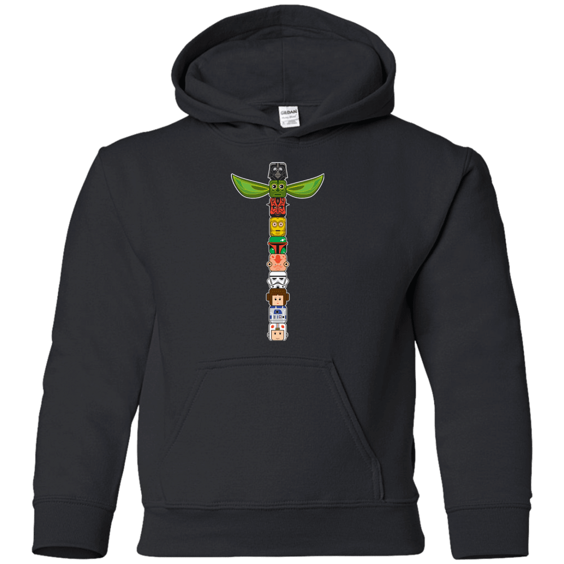 Sweatshirts Black / YS Star Wars Totem Youth Hoodie