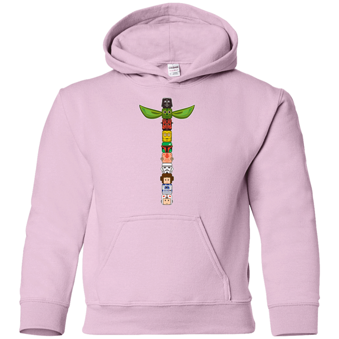 Sweatshirts Light Pink / YS Star Wars Totem Youth Hoodie