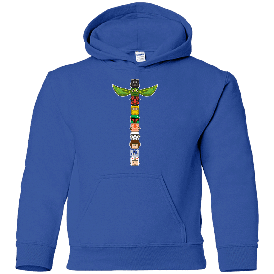 Sweatshirts Royal / YS Star Wars Totem Youth Hoodie