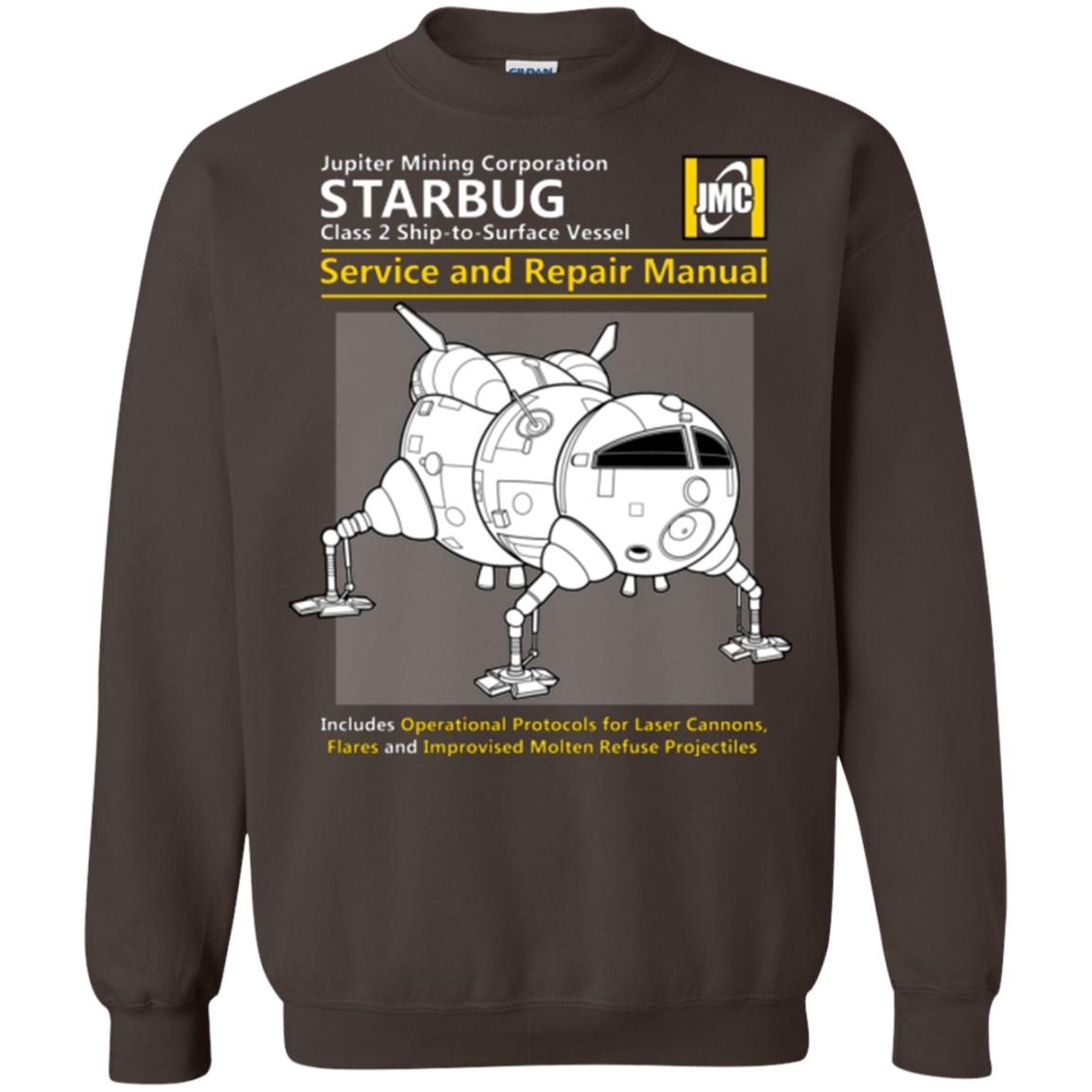 Sweatshirts Dark Chocolate / Small Starbug Service And Repair Manual Crewneck Sweatshirt