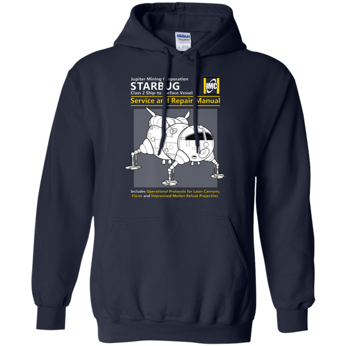 Sweatshirts Navy / Small Starbug Service And Repair Manual Pullover Hoodie