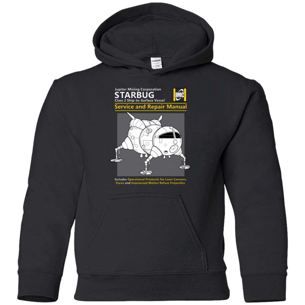 Sweatshirts Black / YS Starbug Service And Repair Manual Youth Hoodie