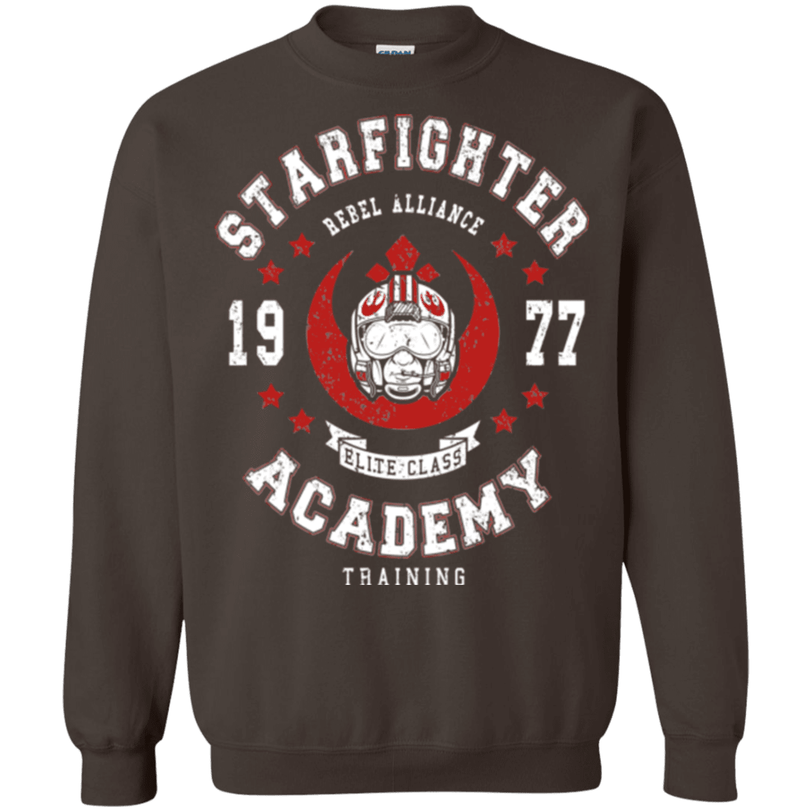 Sweatshirts Dark Chocolate / Small Starfighter Academy 77 Crewneck Sweatshirt