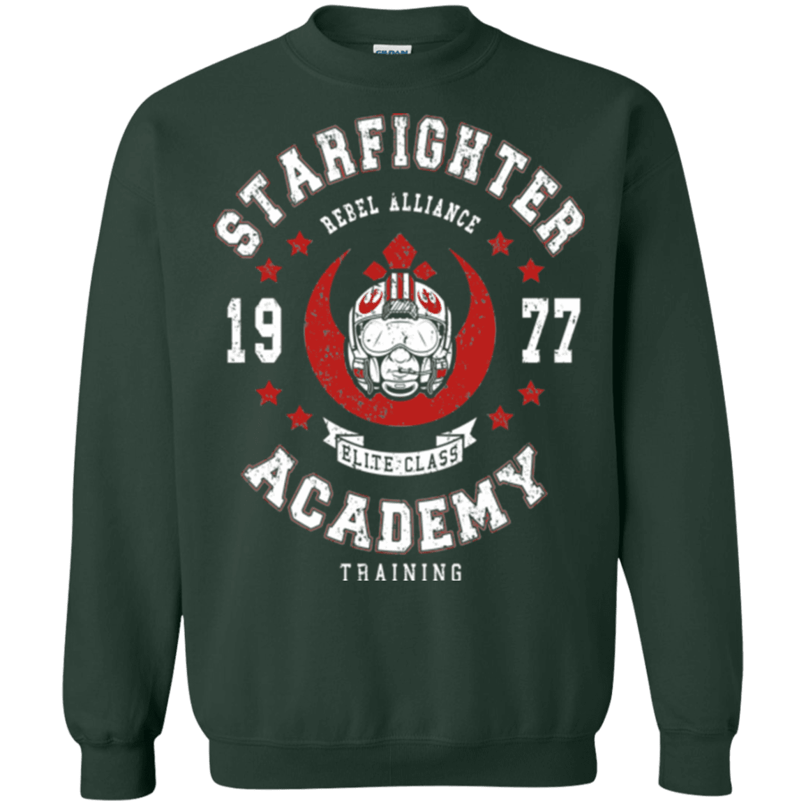 Sweatshirts Forest Green / Small Starfighter Academy 77 Crewneck Sweatshirt
