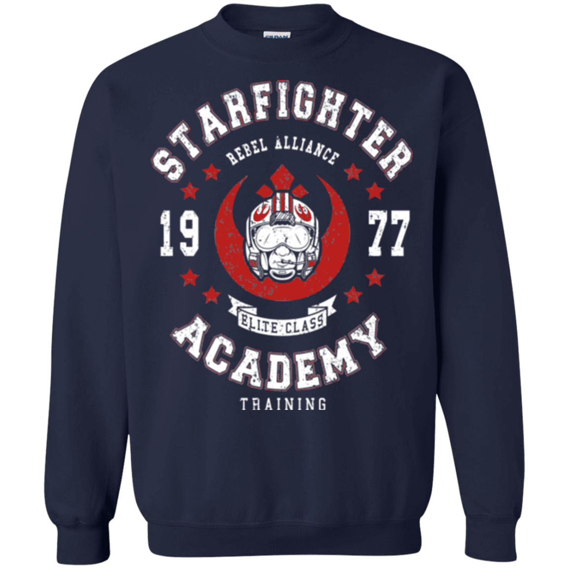 Sweatshirts Navy / Small Starfighter Academy 77 Crewneck Sweatshirt