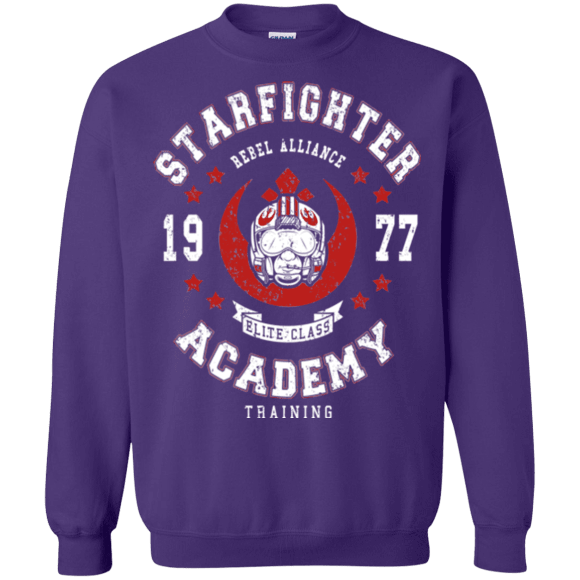 Sweatshirts Purple / Small Starfighter Academy 77 Crewneck Sweatshirt