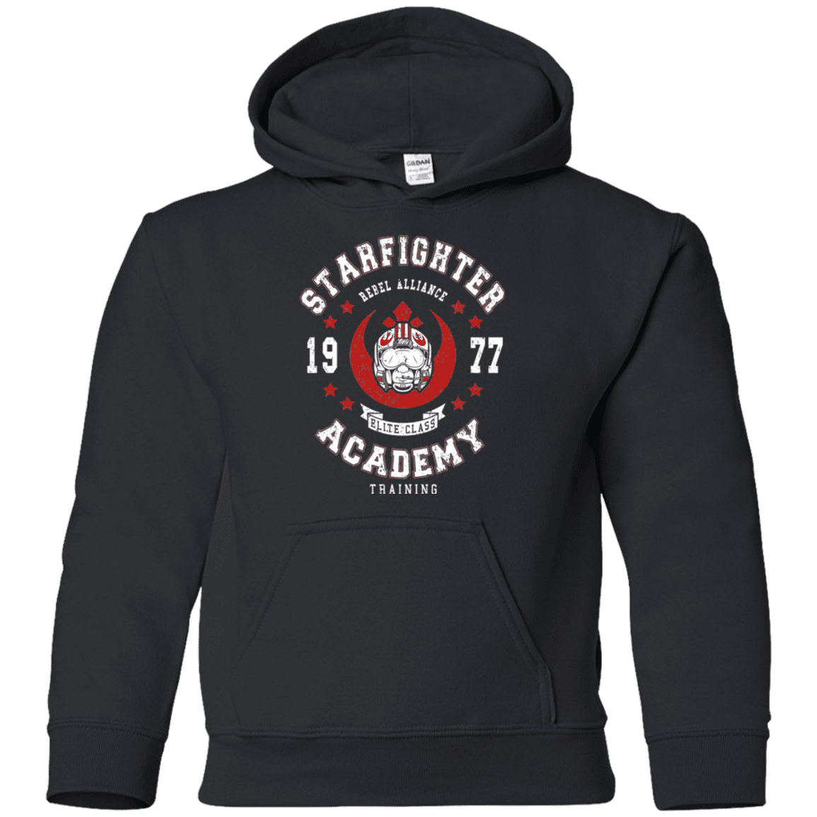 Sweatshirts Black / YS Starfighter Academy 77 Youth Hoodie