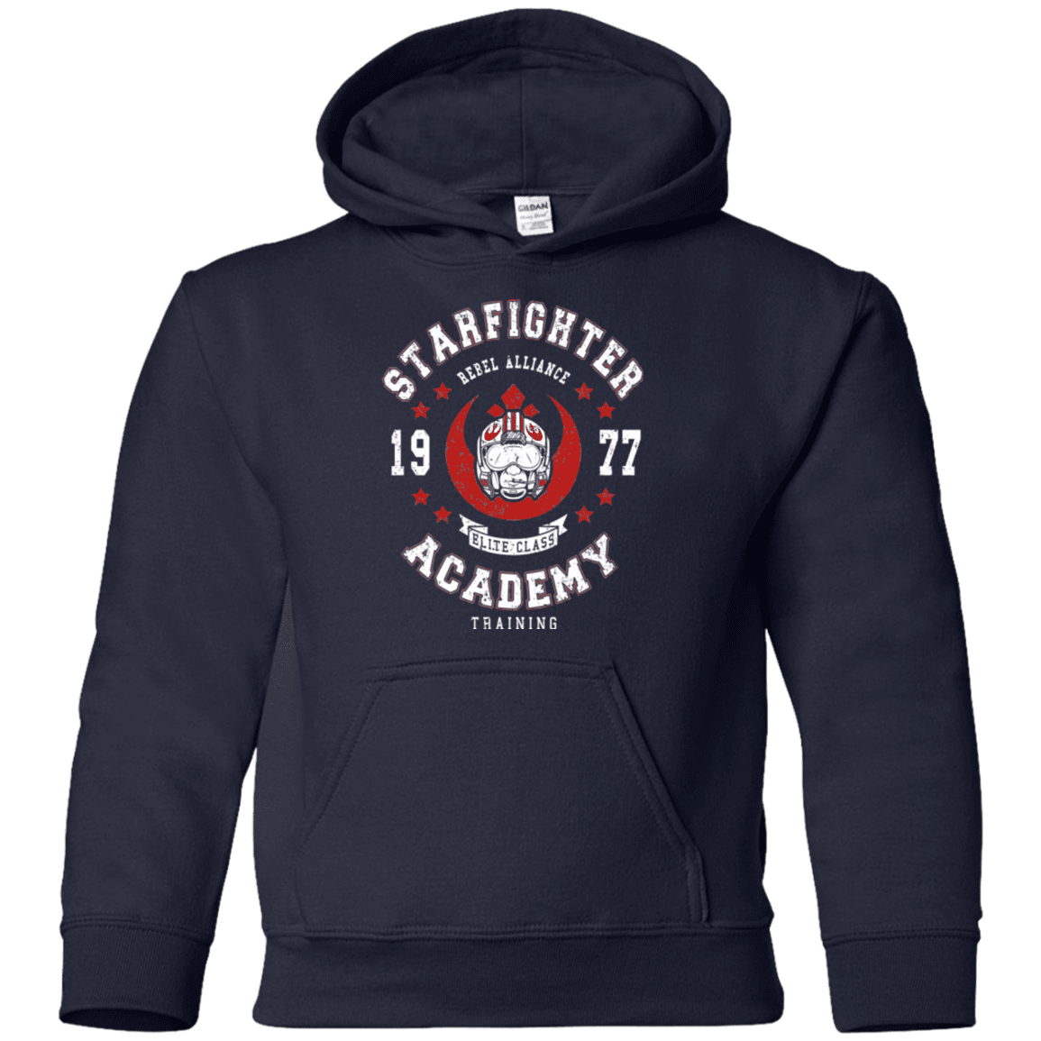 Sweatshirts Navy / YS Starfighter Academy 77 Youth Hoodie