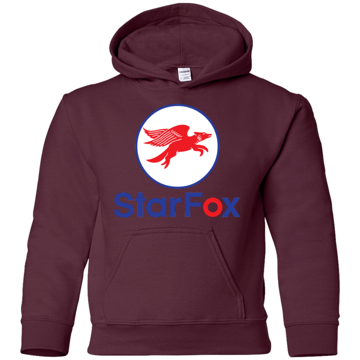 Sweatshirts Maroon / YS Starfox Youth Hoodie