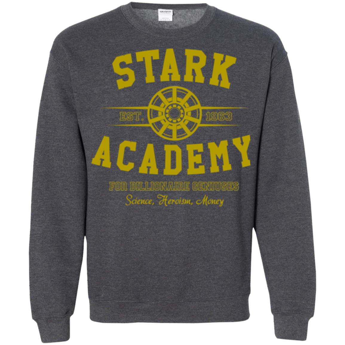 Sweatshirts Dark Heather / Small Stark Academy Crewneck Sweatshirt