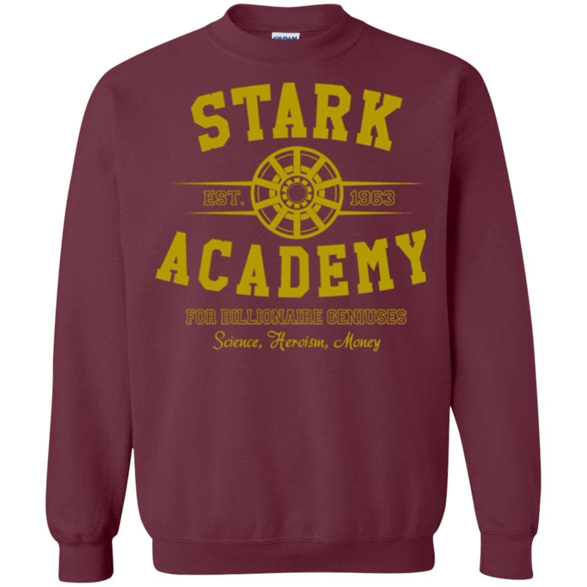Sweatshirts Maroon / Small Stark Academy Crewneck Sweatshirt