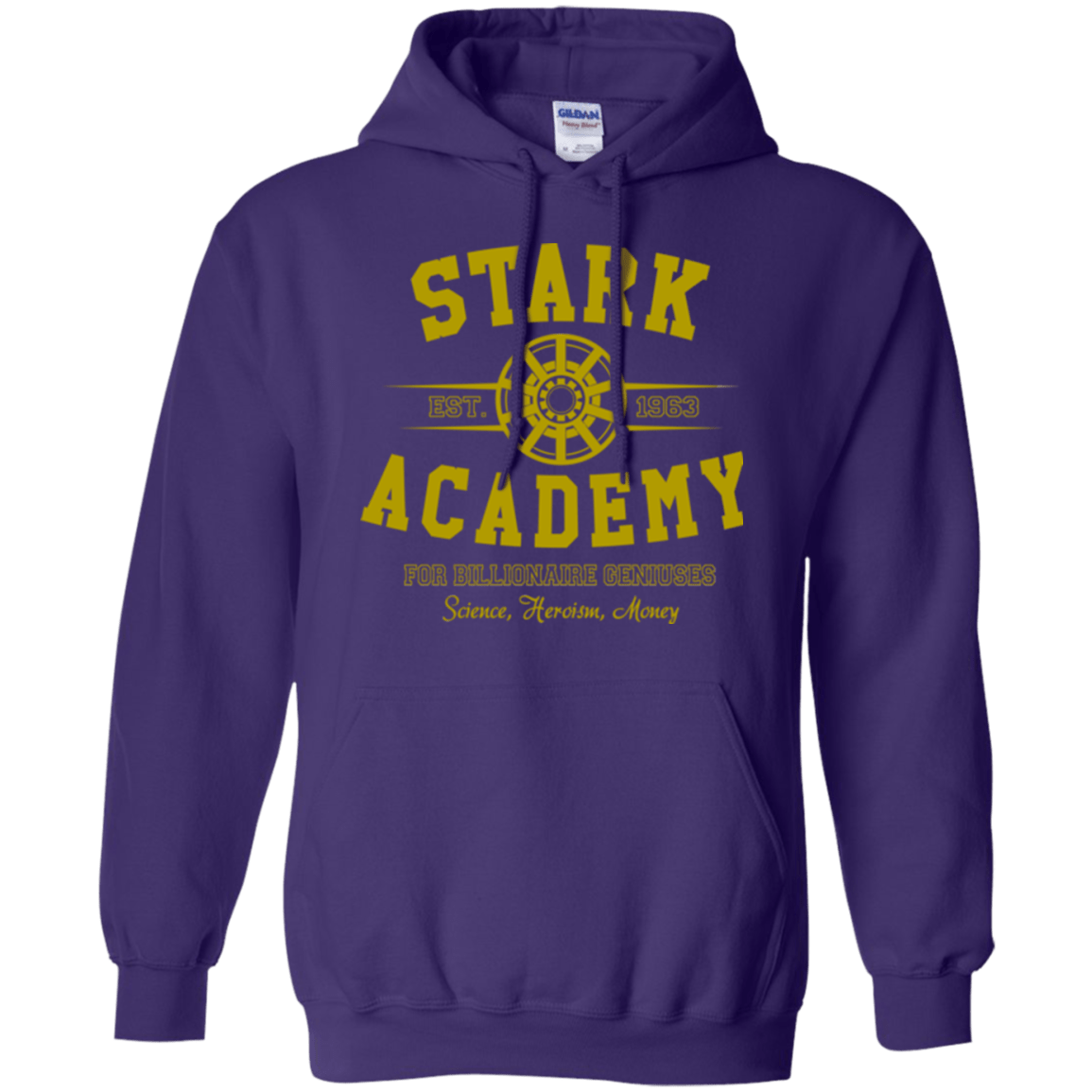 Sweatshirts Purple / Small Stark Academy Pullover Hoodie