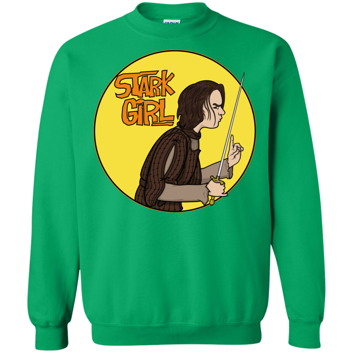 Sweatshirts Irish Green / S Stark girl Crewneck Sweatshirt
