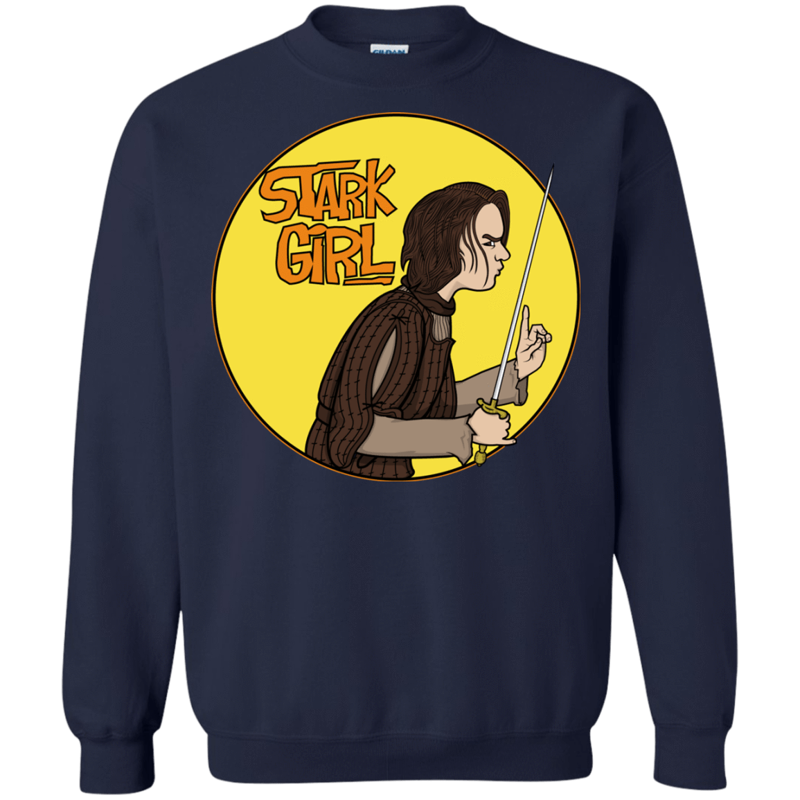 Sweatshirts Navy / S Stark girl Crewneck Sweatshirt