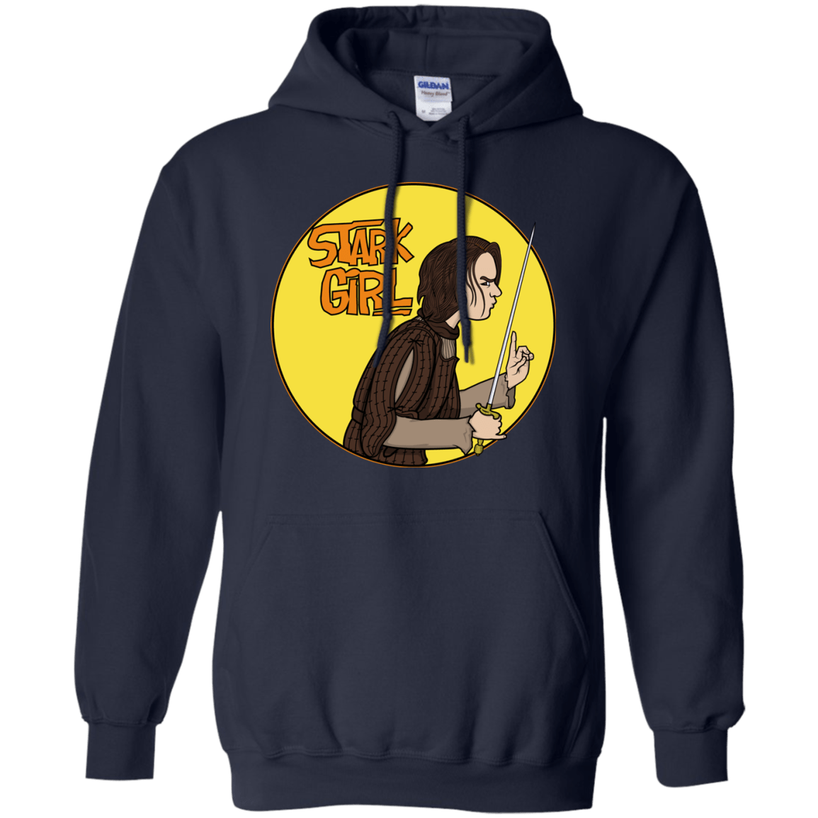 Sweatshirts Navy / S Stark girl Pullover Hoodie