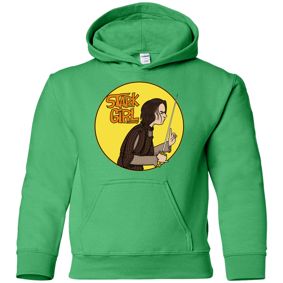 Sweatshirts Irish Green / YS Stark girl Youth Hoodie