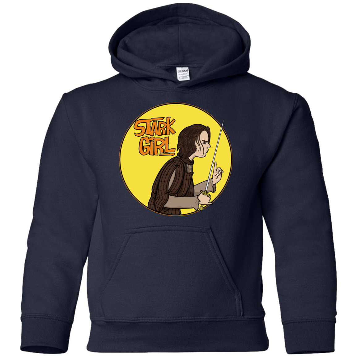 Sweatshirts Navy / YS Stark girl Youth Hoodie