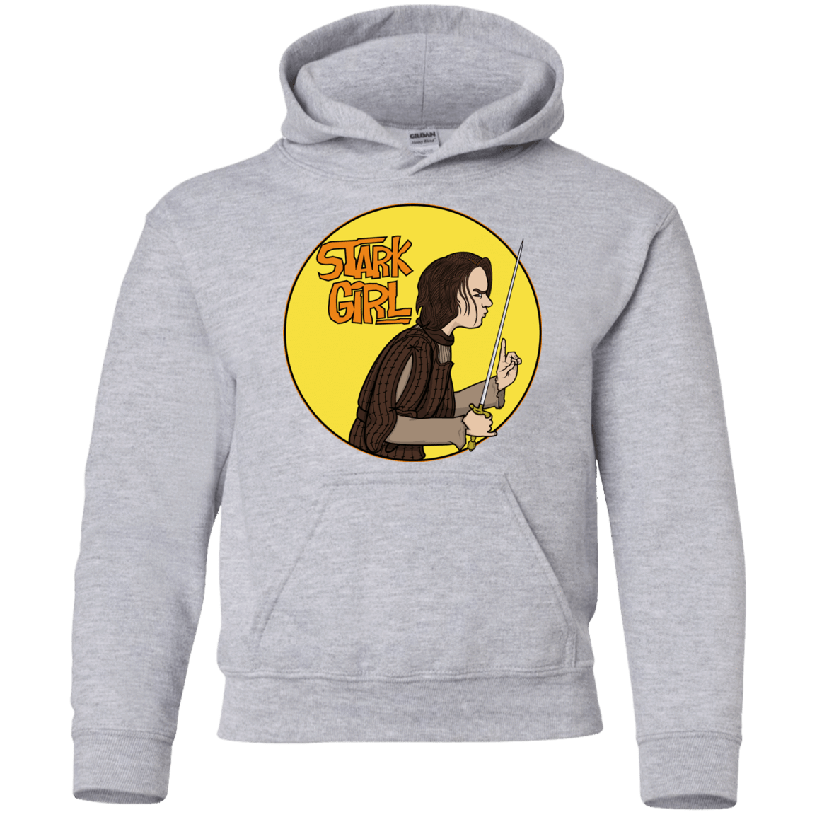 Sweatshirts Sport Grey / YS Stark girl Youth Hoodie