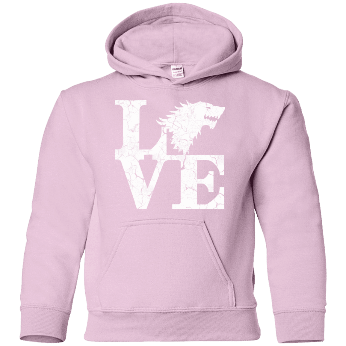 Sweatshirts Light Pink / YS Stark Love Youth Hoodie