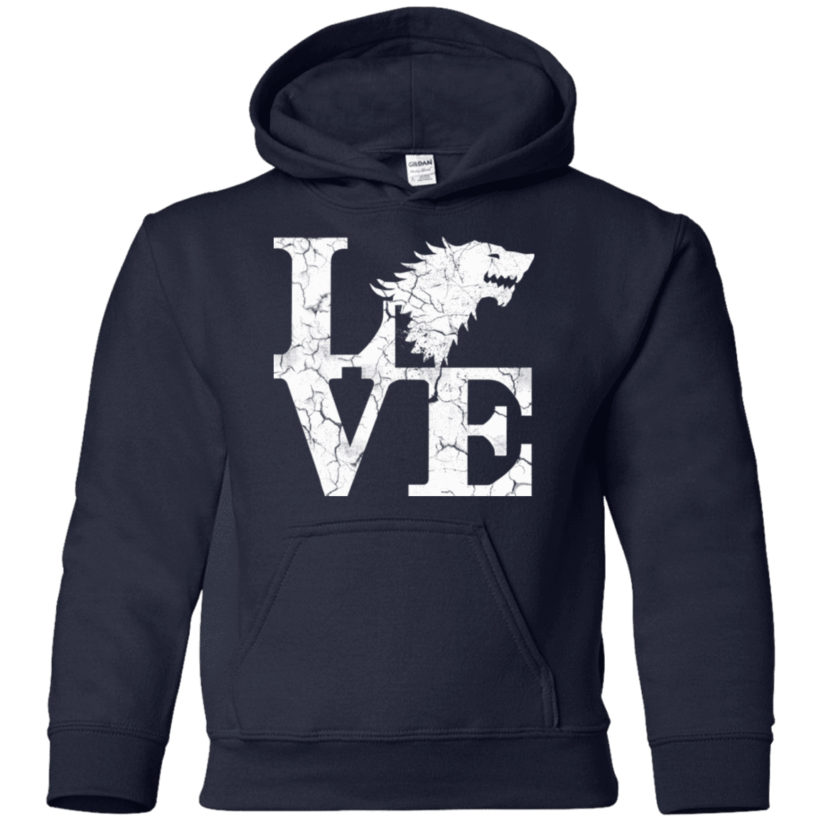 Sweatshirts Navy / YS Stark Love Youth Hoodie