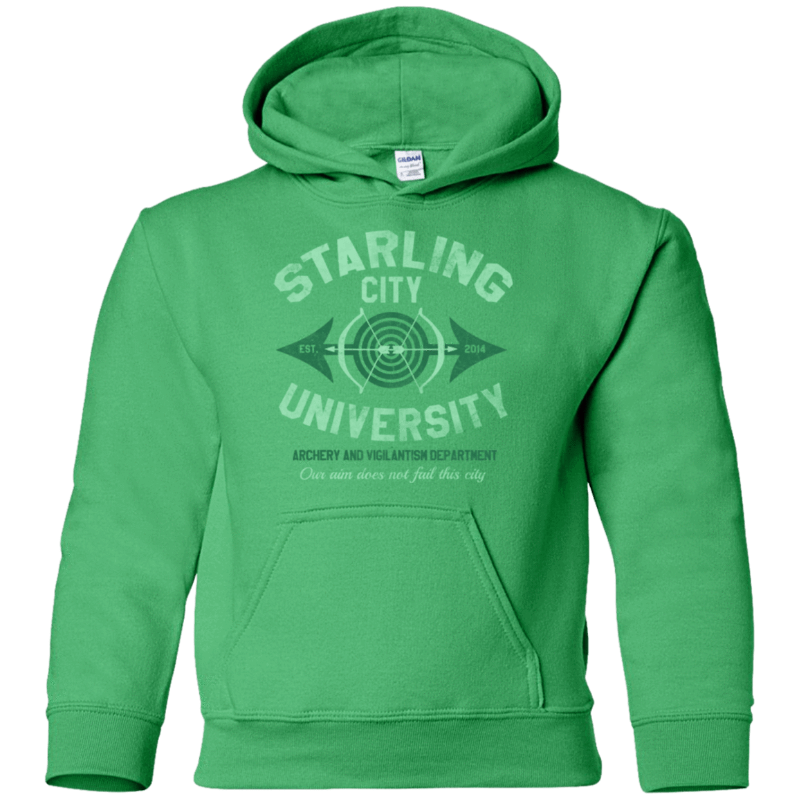 Sweatshirts Irish Green / YS Starling City U Youth Hoodie