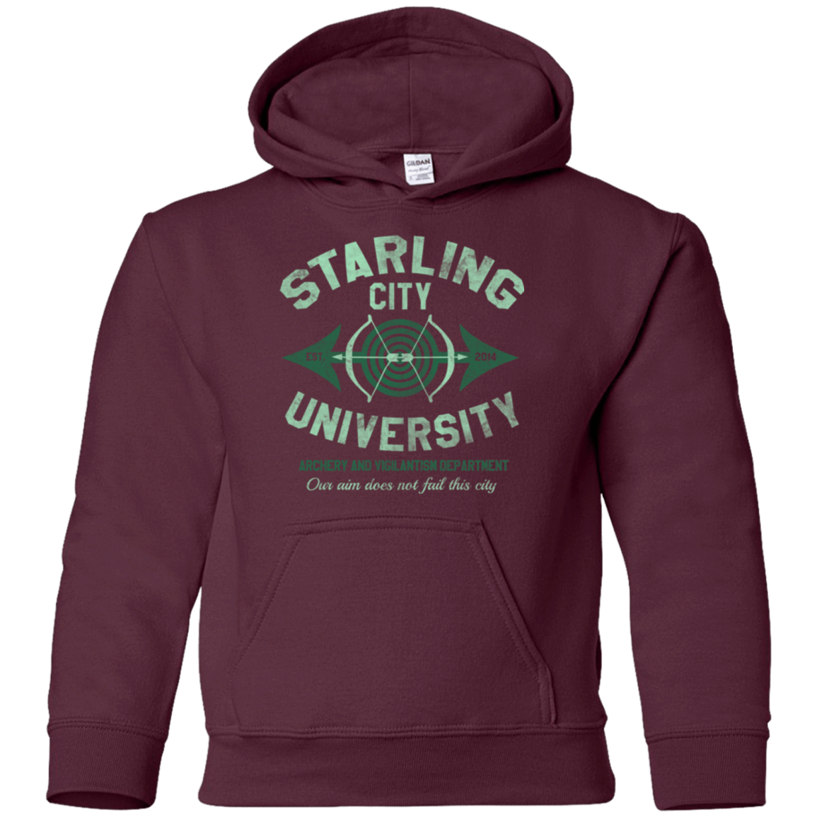 Sweatshirts Maroon / YS Starling City U Youth Hoodie