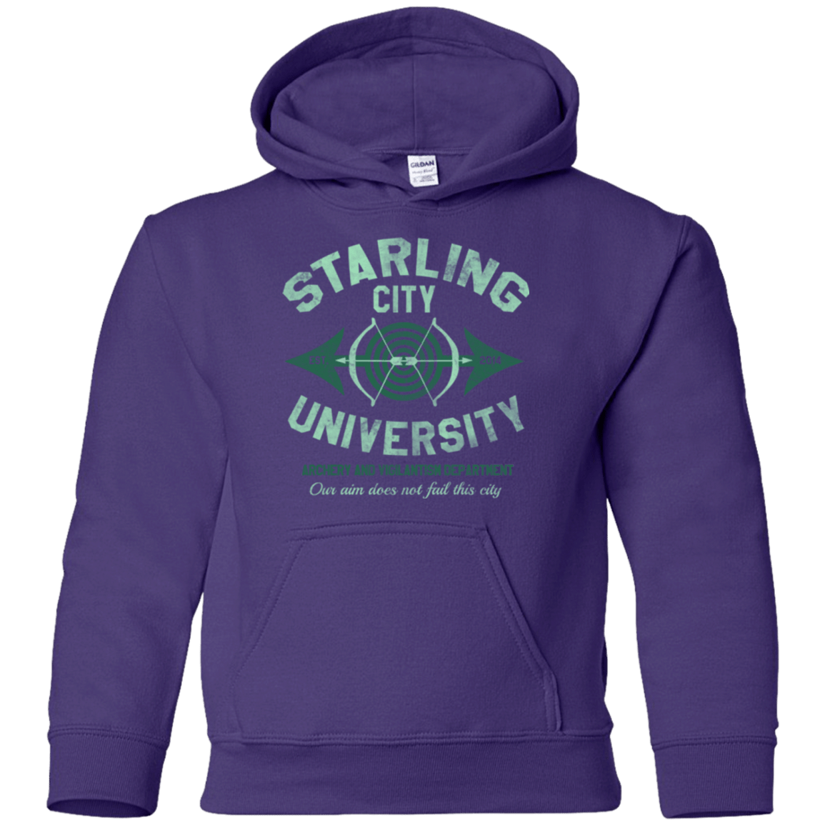 Sweatshirts Purple / YS Starling City U Youth Hoodie