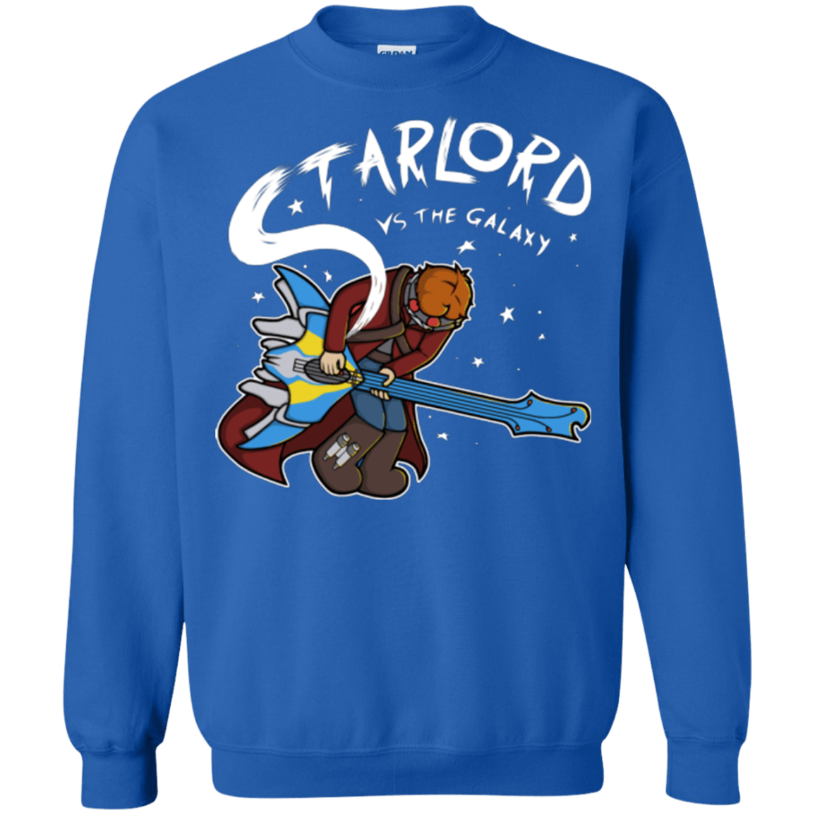 Sweatshirts Royal / Small Starlord vs The Galaxy Crewneck Sweatshirt