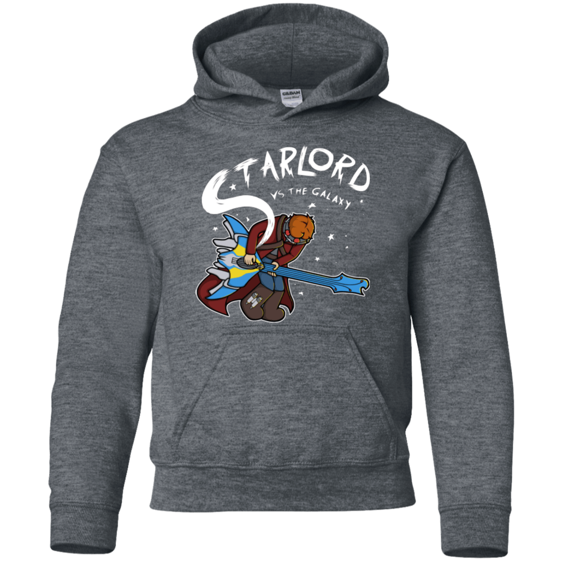 Sweatshirts Dark Heather / YS Starlord vs The Galaxy Youth Hoodie