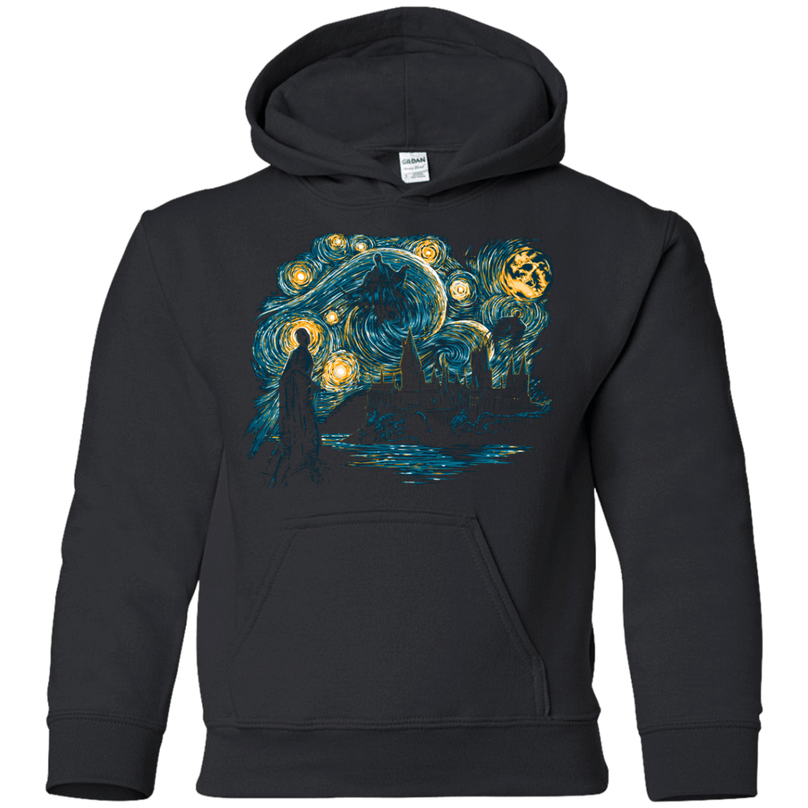 Sweatshirts Black / YS Starry Dementors Youth Hoodie