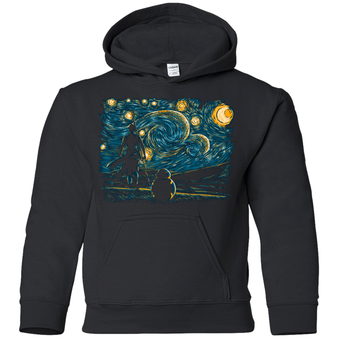 Sweatshirts Black / YS Starry Desert Youth Hoodie