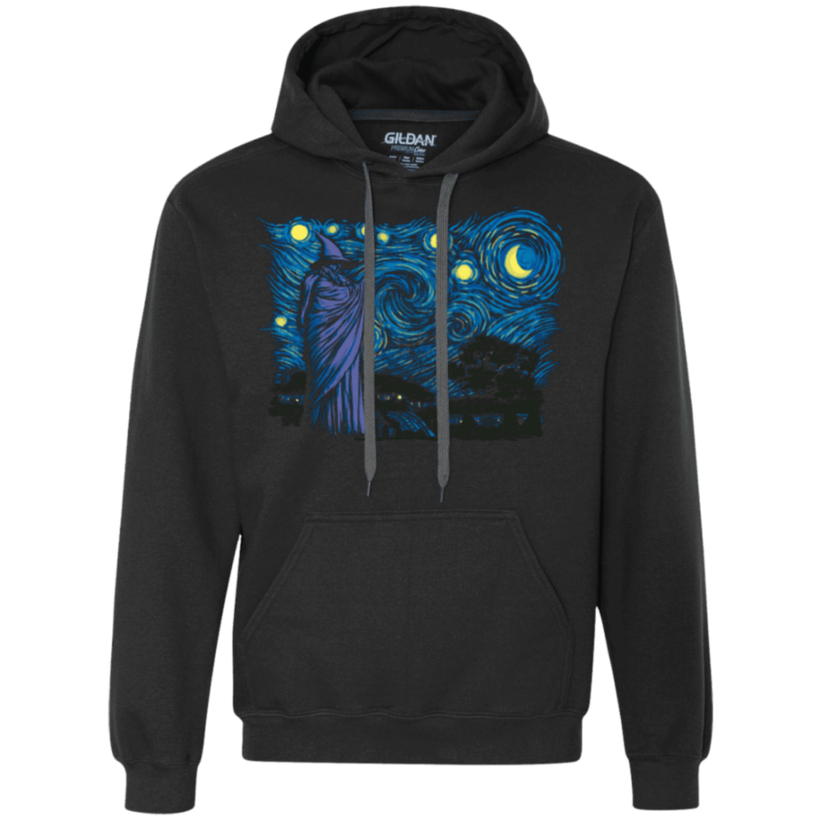 Sweatshirts Black / Small Starry Hobbiton Premium Fleece Hoodie