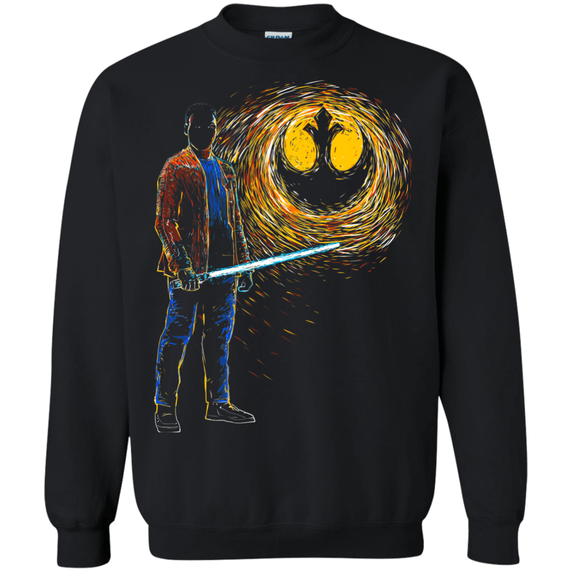 Sweatshirts Black / Small Starry knights Finn Crewneck Sweatshirt