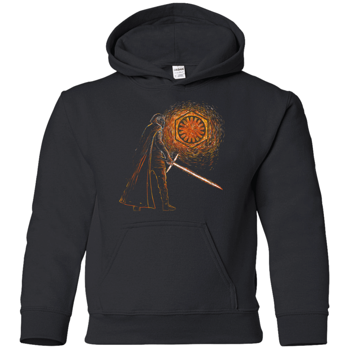 Sweatshirts Black / YS Starry knights Kylo Youth Hoodie