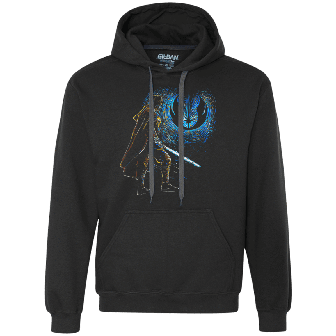 Sweatshirts Black / Small Starry knights Luke Premium Fleece Hoodie