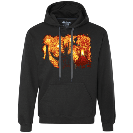 Sweatshirts Black / Small Starry Middle Earth Premium Fleece Hoodie