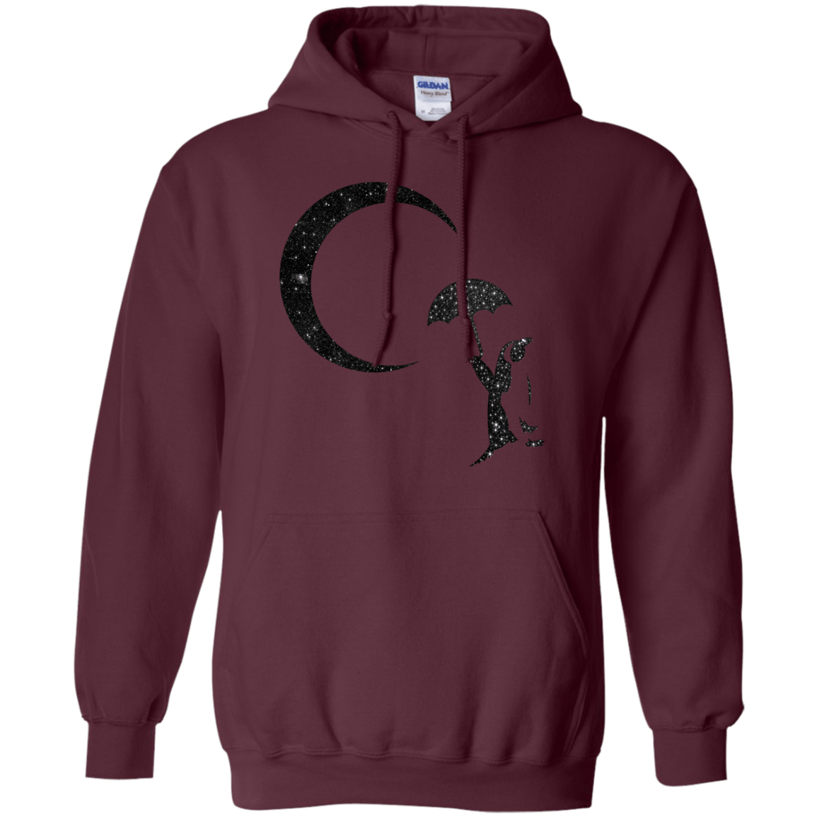 Sweatshirts Maroon / S Starry Penquin Pullover Hoodie