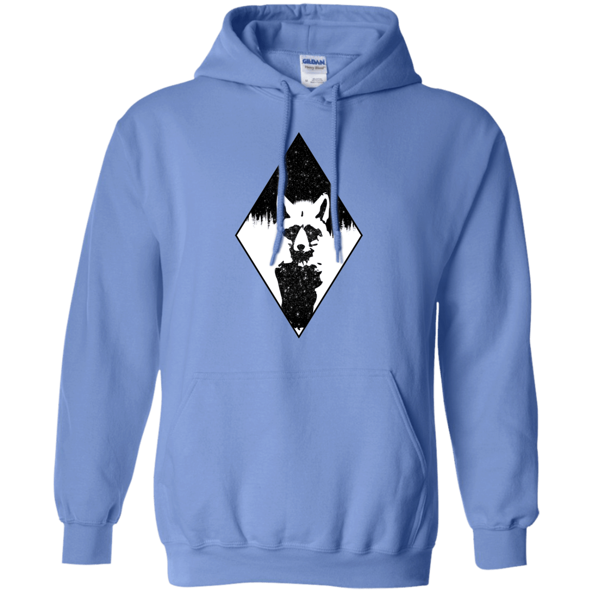 Sweatshirts Carolina Blue / S Starry Raccoon Pullover Hoodie