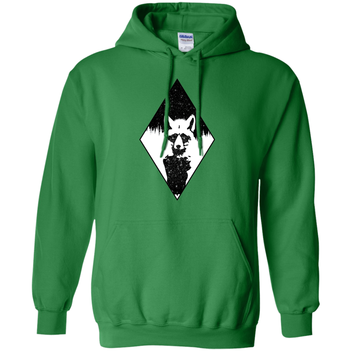 Sweatshirts Irish Green / S Starry Raccoon Pullover Hoodie